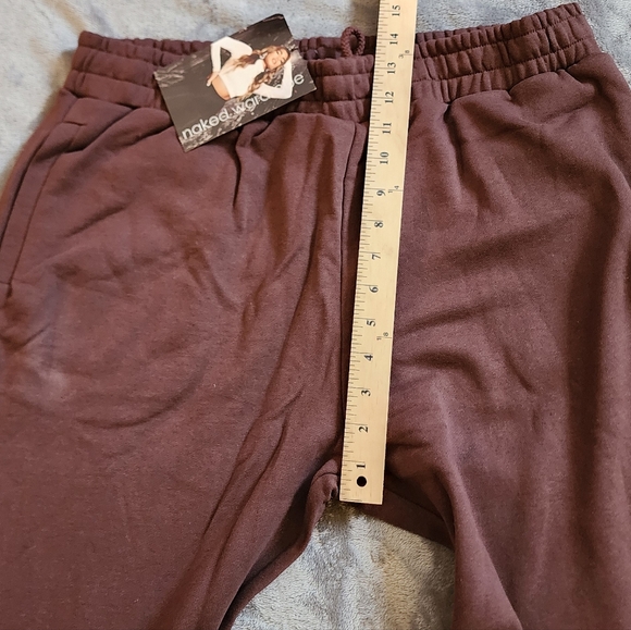 Naked Wardrobe Jogger Sweatpants Women's Large Brown NW-MP005 - Picture 10 of 16